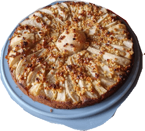 würziger Birnenkuchen