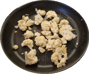 Blumenkohl angebraten