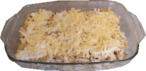 Bohnen Champignon Lasagne
