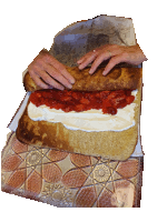 Der Teig wird gerollt