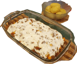 Kartoffel Birnen Gratin