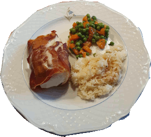 Kabeljau mit Serranoschinken