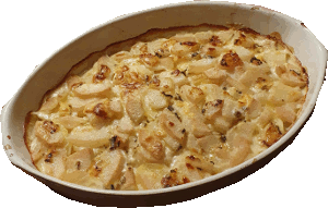 Kartoffel Birnen Gratin