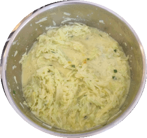 Kohlrabi in Käsesoße