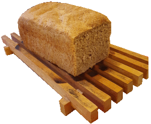 Weißbrot mit Kürbismus