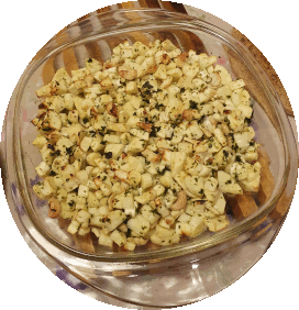 Pastinaken mit Honig-Cashew-Kruste