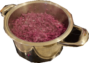 Apfelrotkohl