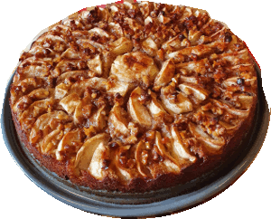 schwedische Apfeltorte