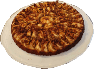 schwedische Apfeltorte